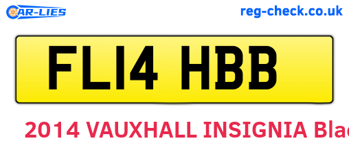 FL14HBB are the vehicle registration plates.