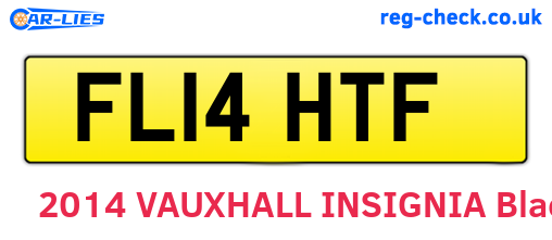 FL14HTF are the vehicle registration plates.