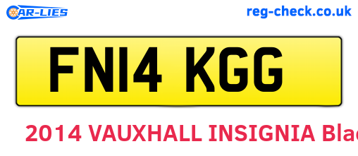 FN14KGG are the vehicle registration plates.