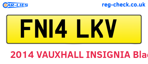 FN14LKV are the vehicle registration plates.
