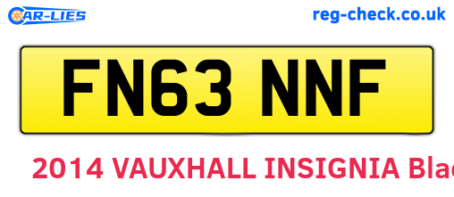 FN63NNF are the vehicle registration plates.