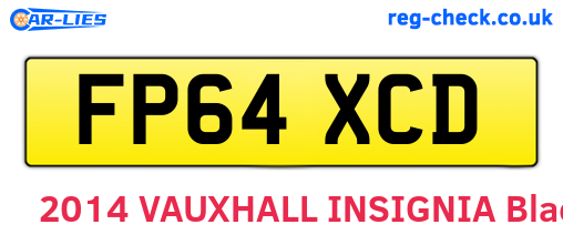 FP64XCD are the vehicle registration plates.