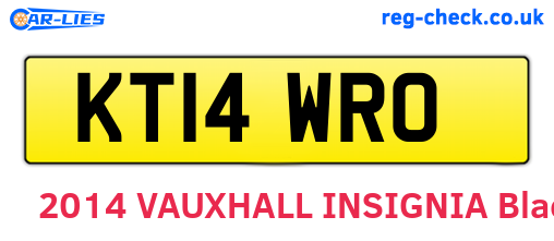 KT14WRO are the vehicle registration plates.