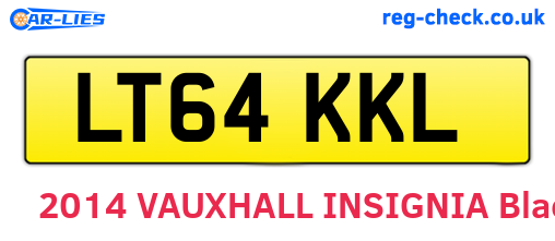 LT64KKL are the vehicle registration plates.