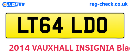 LT64LDO are the vehicle registration plates.