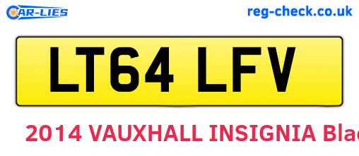 LT64LFV are the vehicle registration plates.