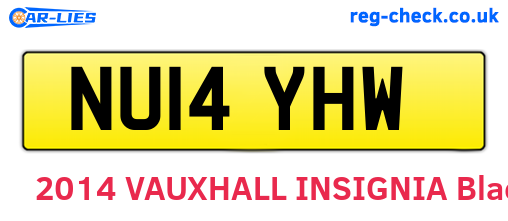 NU14YHW are the vehicle registration plates.