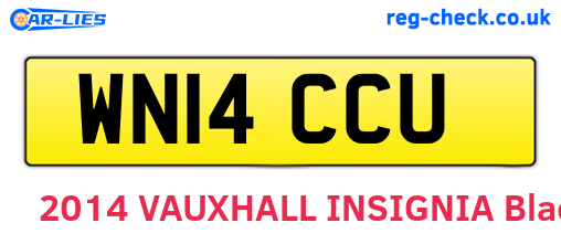 WN14CCU are the vehicle registration plates.