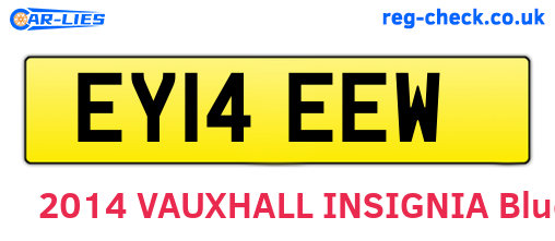 EY14EEW are the vehicle registration plates.
