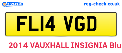 FL14VGD are the vehicle registration plates.