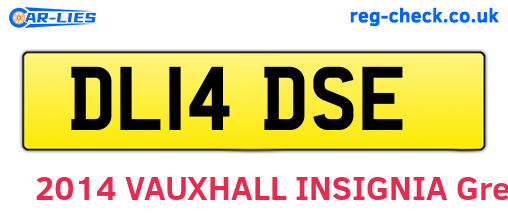 DL14DSE are the vehicle registration plates.
