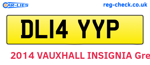 DL14YYP are the vehicle registration plates.