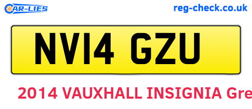 NV14GZU are the vehicle registration plates.
