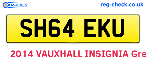 SH64EKU are the vehicle registration plates.