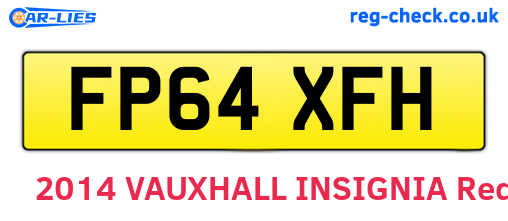 FP64XFH are the vehicle registration plates.