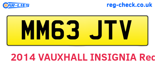 MM63JTV are the vehicle registration plates.