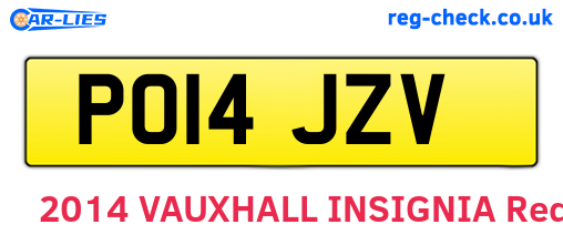 PO14JZV are the vehicle registration plates.