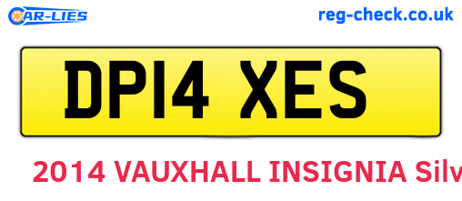 DP14XES are the vehicle registration plates.