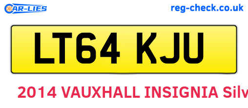 LT64KJU are the vehicle registration plates.