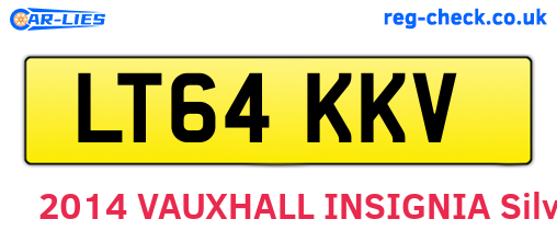 LT64KKV are the vehicle registration plates.