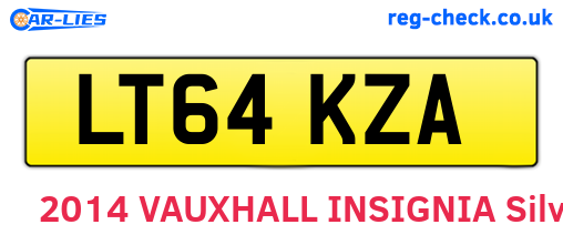 LT64KZA are the vehicle registration plates.