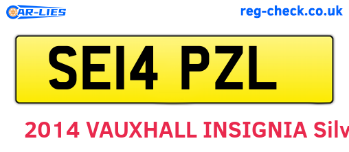 SE14PZL are the vehicle registration plates.