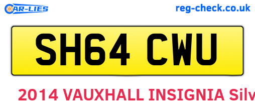 SH64CWU are the vehicle registration plates.
