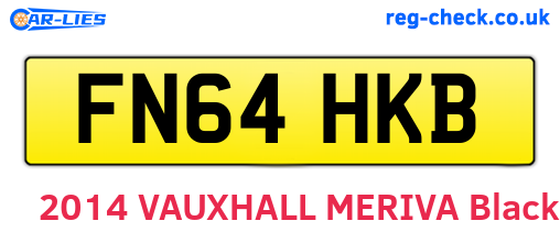FN64HKB are the vehicle registration plates.
