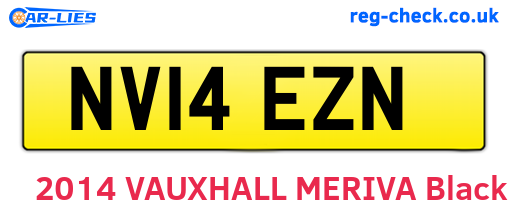 NV14EZN are the vehicle registration plates.