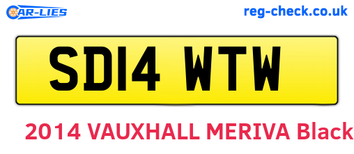 SD14WTW are the vehicle registration plates.