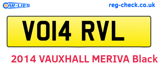 VO14RVL are the vehicle registration plates.