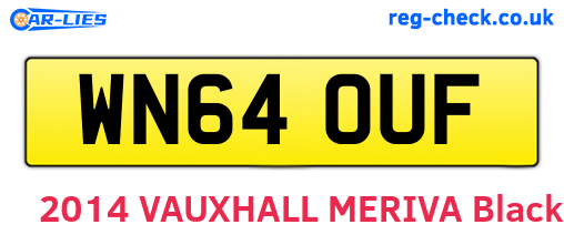 WN64OUF are the vehicle registration plates.