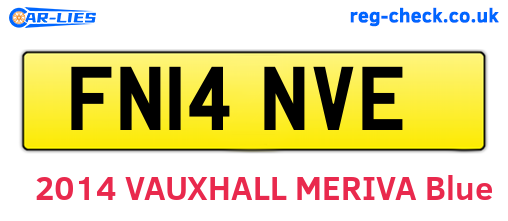 FN14NVE are the vehicle registration plates.
