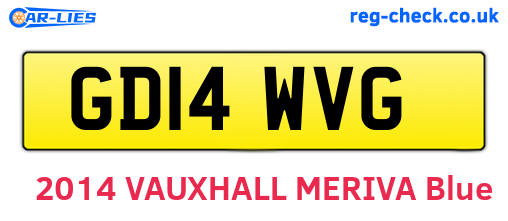 GD14WVG are the vehicle registration plates.