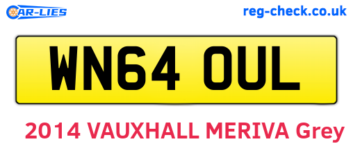 WN64OUL are the vehicle registration plates.