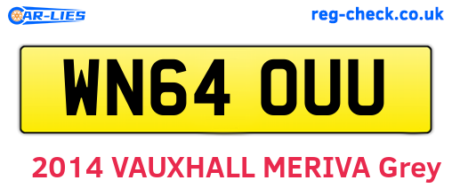 WN64OUU are the vehicle registration plates.