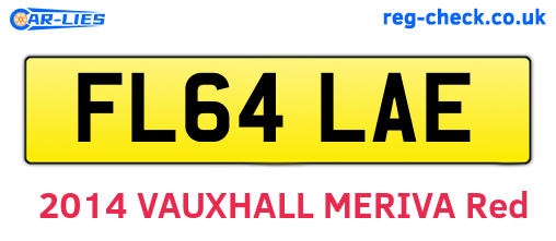 FL64LAE are the vehicle registration plates.