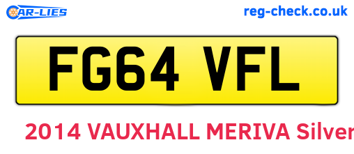 FG64VFL are the vehicle registration plates.