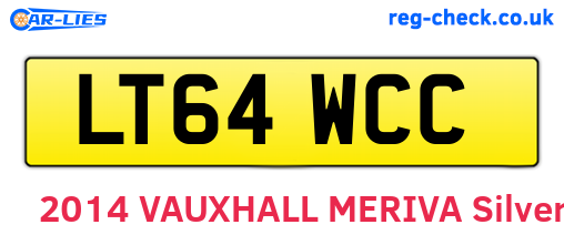 LT64WCC are the vehicle registration plates.