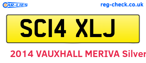 SC14XLJ are the vehicle registration plates.
