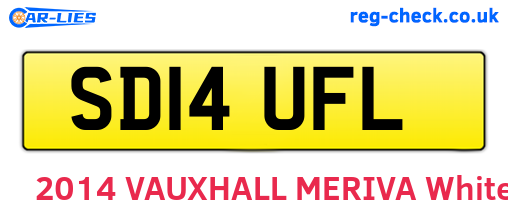 SD14UFL are the vehicle registration plates.