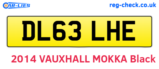DL63LHE are the vehicle registration plates.