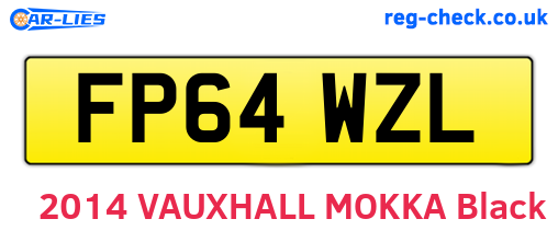 FP64WZL are the vehicle registration plates.