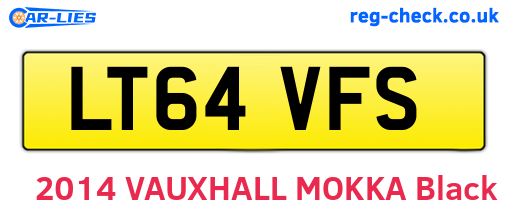 LT64VFS are the vehicle registration plates.