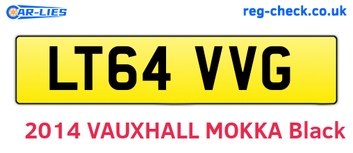 LT64VVG are the vehicle registration plates.