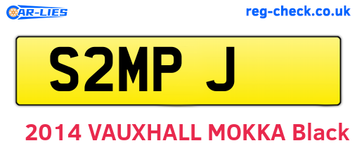 S2MPJ are the vehicle registration plates.