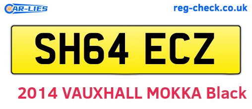 SH64ECZ are the vehicle registration plates.