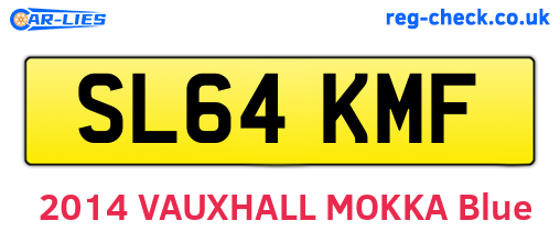 SL64KMF are the vehicle registration plates.
