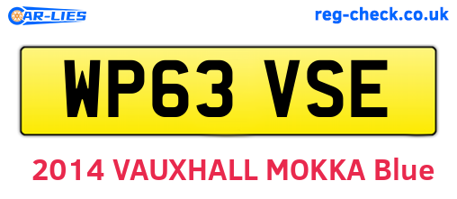 WP63VSE are the vehicle registration plates.