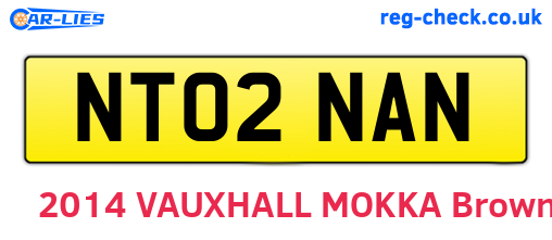 NT02NAN are the vehicle registration plates.